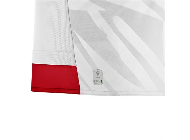 Themis Eco Match Day Shirt WHT/RED 3XS Teknisk spillerdrakt i ECO-tekstil 
