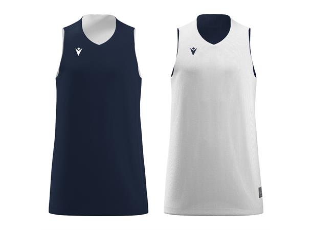 Idaho Reversible Shirt NAV/WHT XL Vendbar teknisk basketdrakt - Unisex 